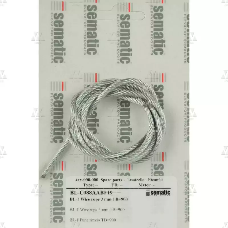 BL-C088AABF19 | 1 X CARRIAGES INTERLINK ROPE D.3MM (L=1325MM)