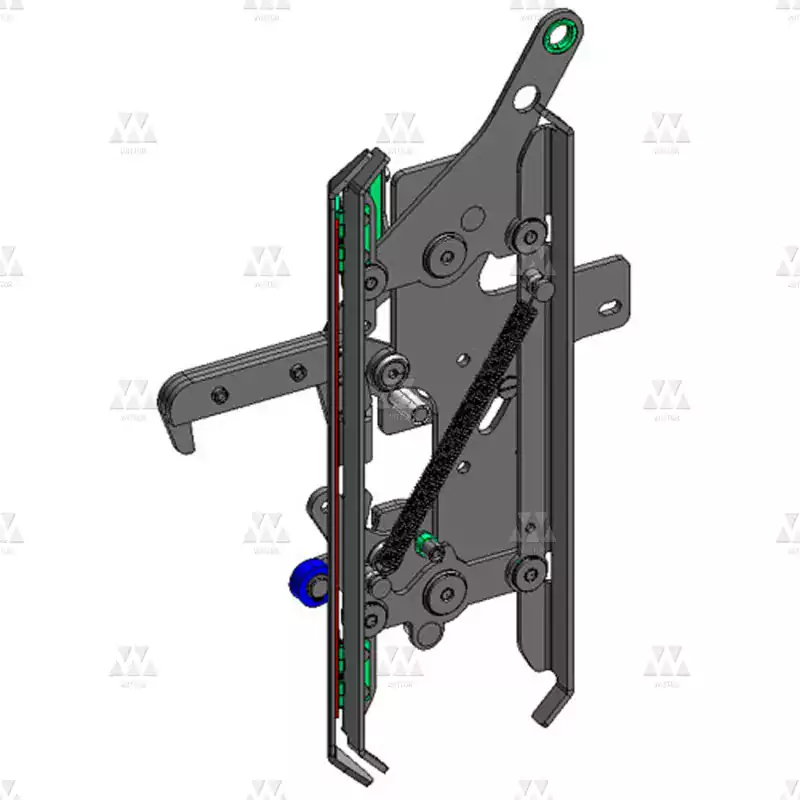 BL-B152ACKX02 | 1 X REINFORCED EXPANSION SKATE WITH CAR DOOR LOCKING DEVICE EN81-1/2 K2-4-6Z RIGHT HAND