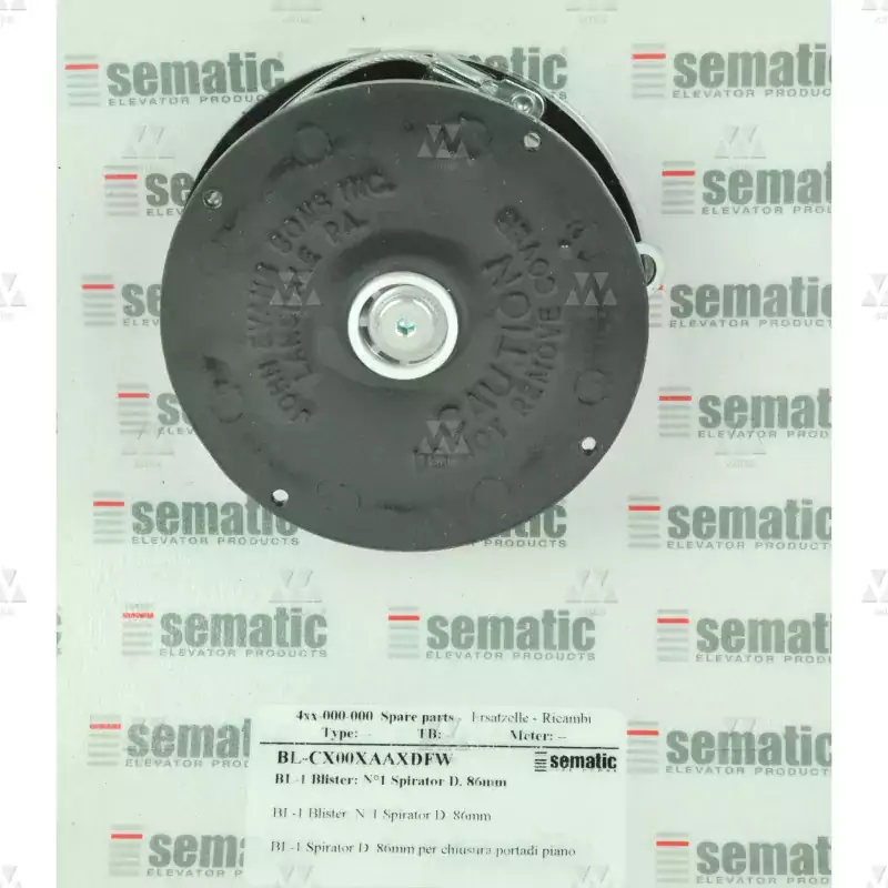 BL-CX00XAAXDFW | 1 X SPIRALE DI CHIUSURA PORTA D.86MM