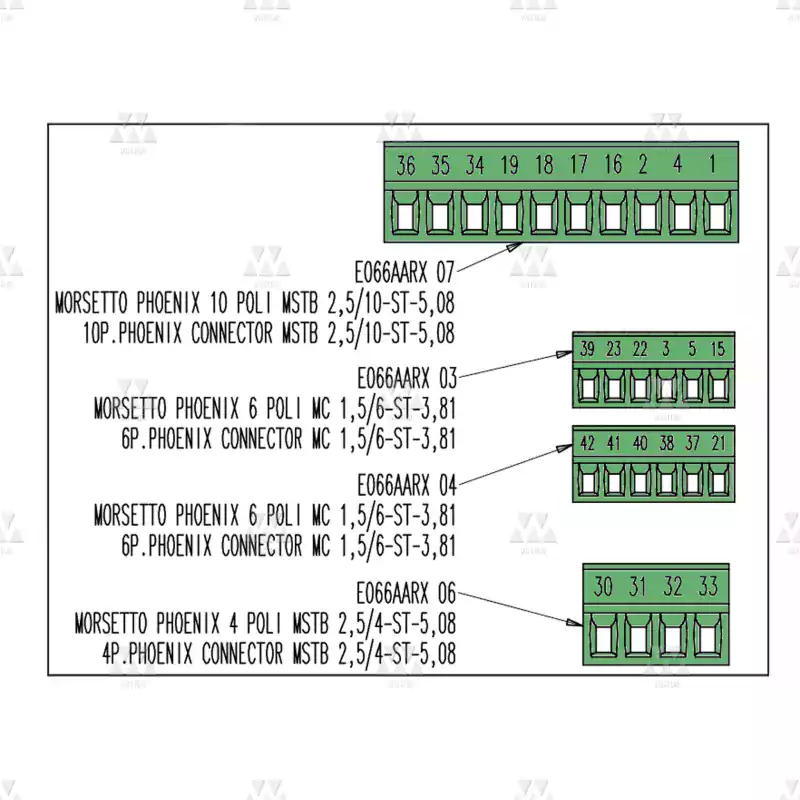 BL-H147AATX | 1 X SDS CONNECTIONS FOR MOOG MOTOR