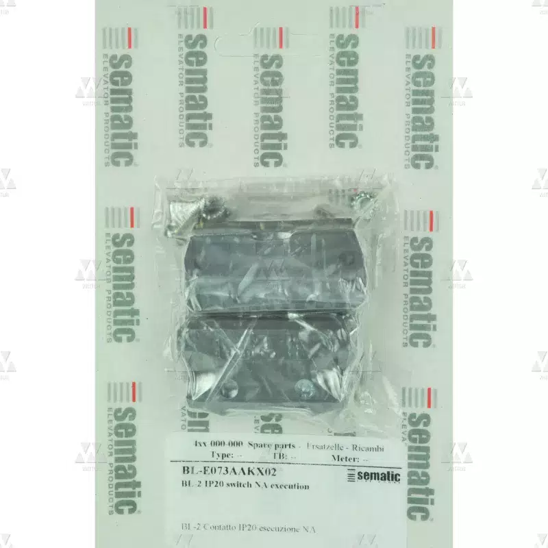 BL-E073AAKX02 | 2 X IP20 SWITCH FOR FIRE RATED EXECUTION OR EXECUTION FOR CANADA (MATERIAL: RYNITE)